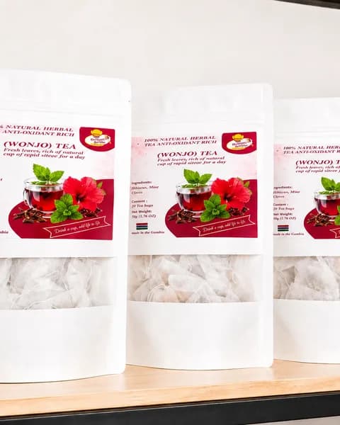 Wonjo Natural Herbal Tea – Hibiscus, Mint & Cloves