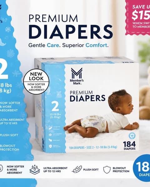 Member's Mark Premium Baby Diapers