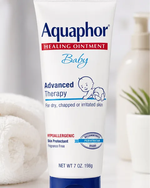 Aquaphor Baby Healing Ointment Advanced Therapy Skin Protectant - Dry Skin and Diaper Rash Ointment - 7oz