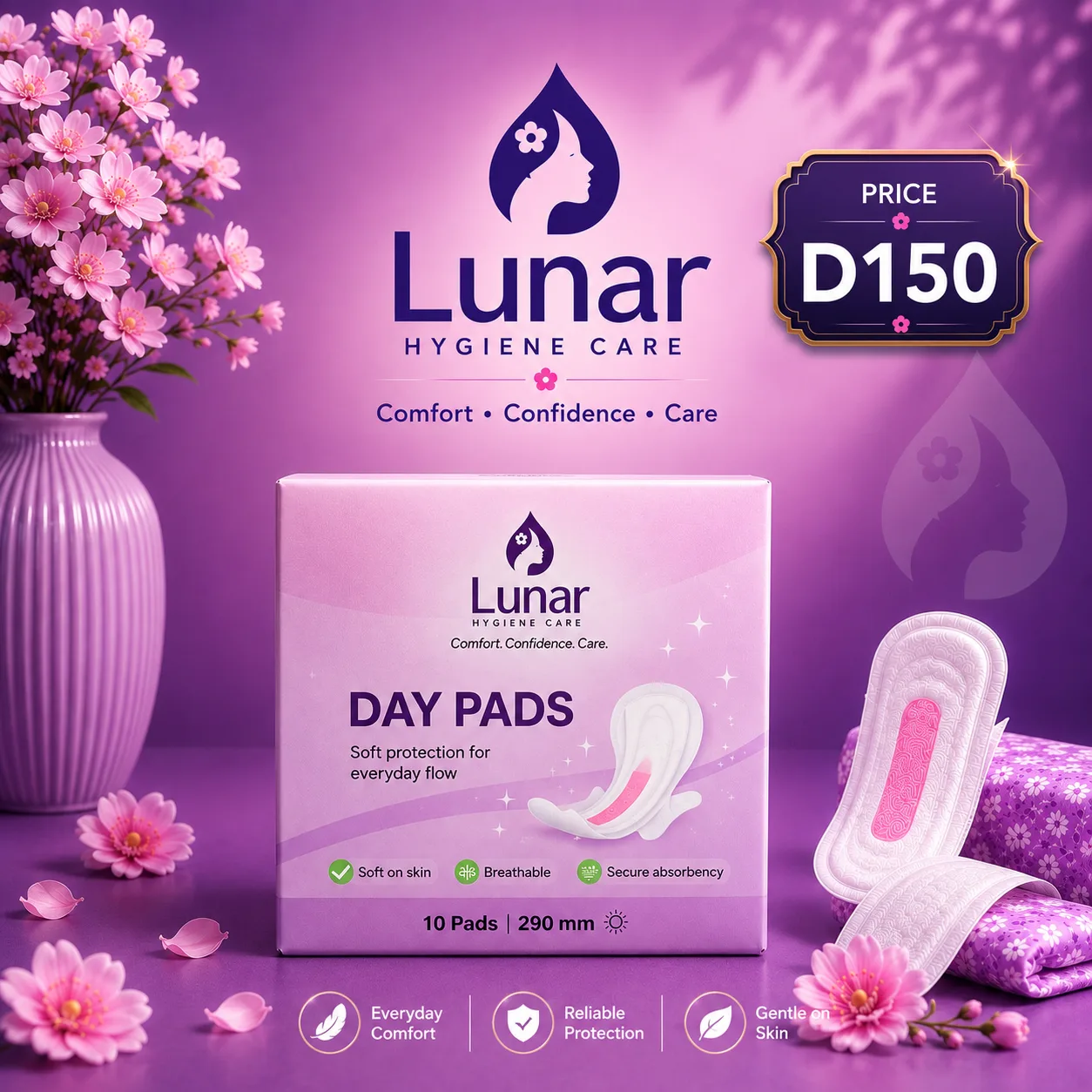 Lunar  Day Pads – 10PCS (290mm)