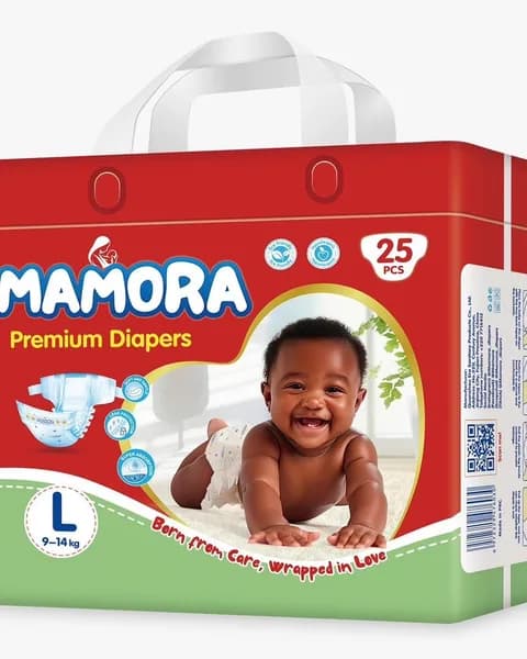 Mamora Premium Diapers – Large (L) 25PCS