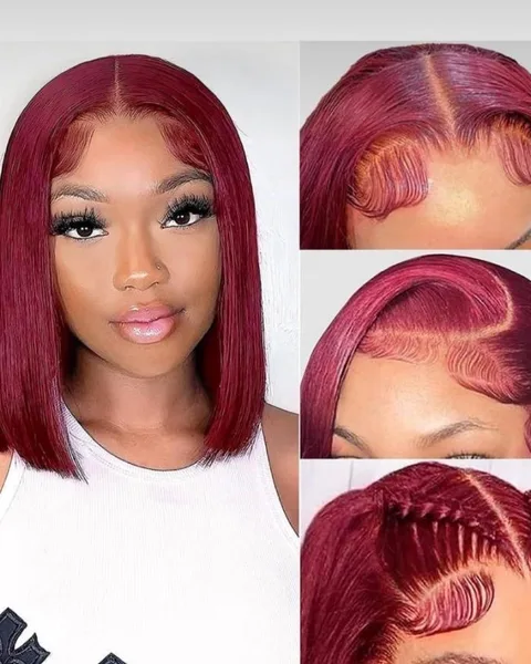 Human hair bib
