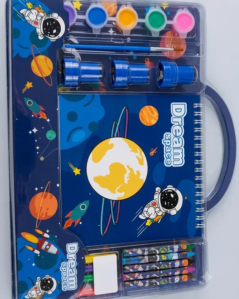 Dream Space" Kids' 5-in-1 Art & Stationery Activity Set