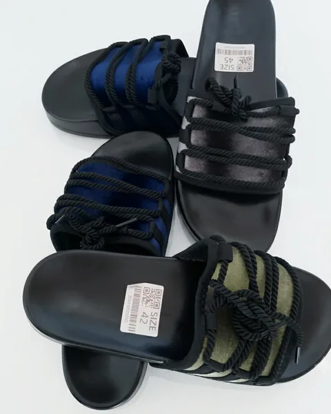 Unisex Rope Utility Slide Sandals,