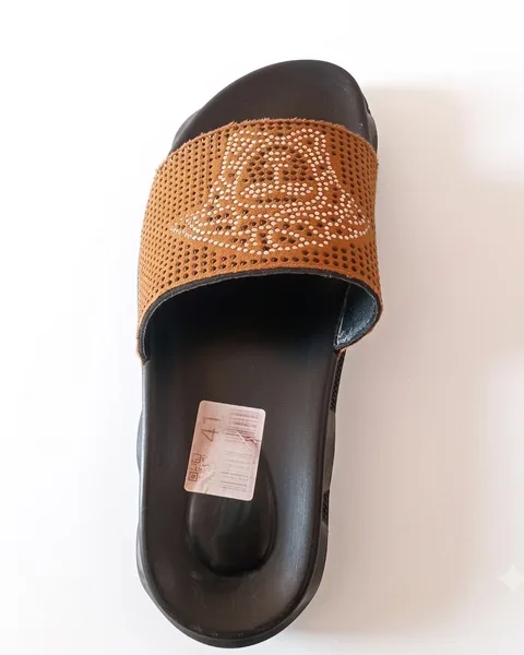 luxury-inspired fashion slides