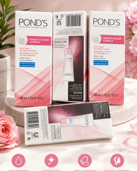 Pond's Perfect Colour Complex Beauty Cream,Anti-Marks 4 Natural NORMAL DRY-SKIN