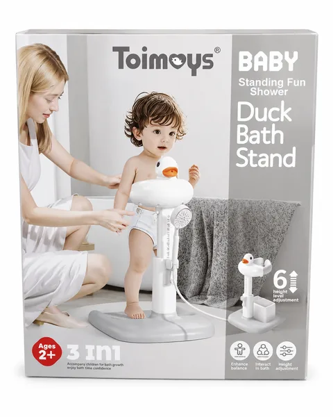 Toimoys 3-in-1 Duck Bath Stand Shower