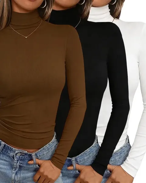 Turtle neck long sleeves