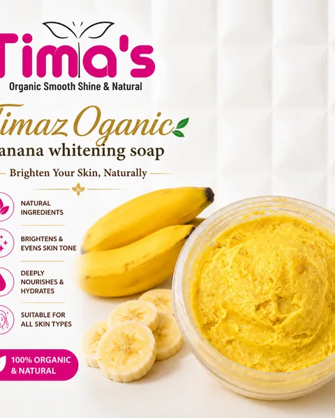 Banana whitening soap