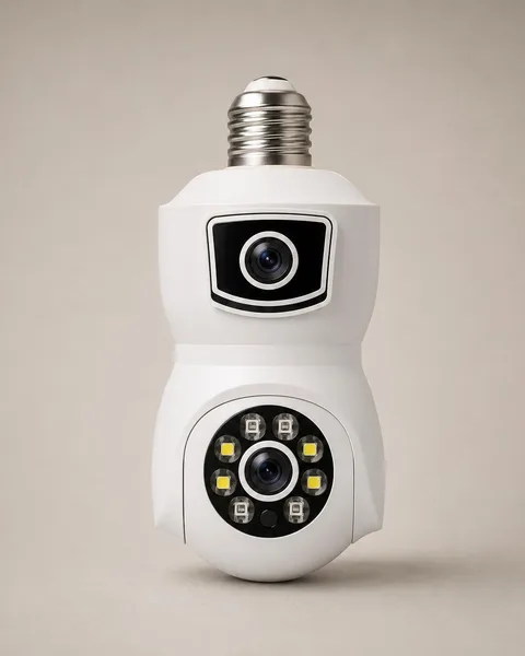 Bulb type pTZ camera camera
