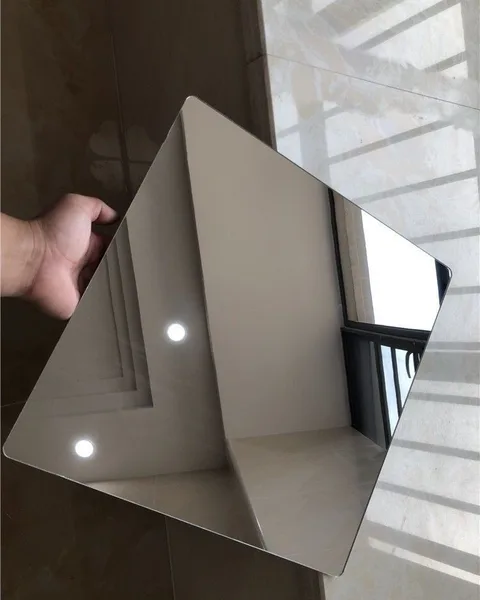 Wall paper mirror sticker