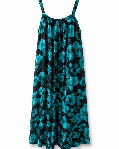 Ocean Bloom Maxi Dress