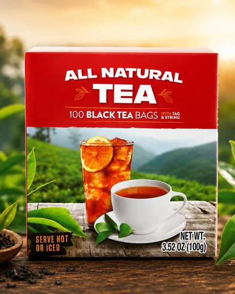 All Natural Tea- 100 Black Tea Bags