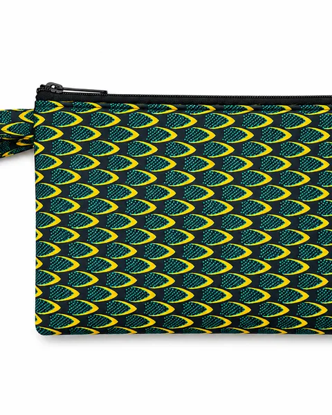 Savannah Breeze African Wristlet Pouch