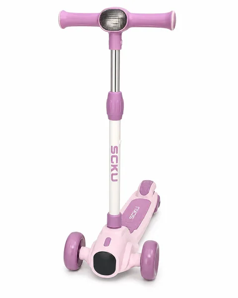 SCKU Kids 3-Wheel Scooter – Pink
