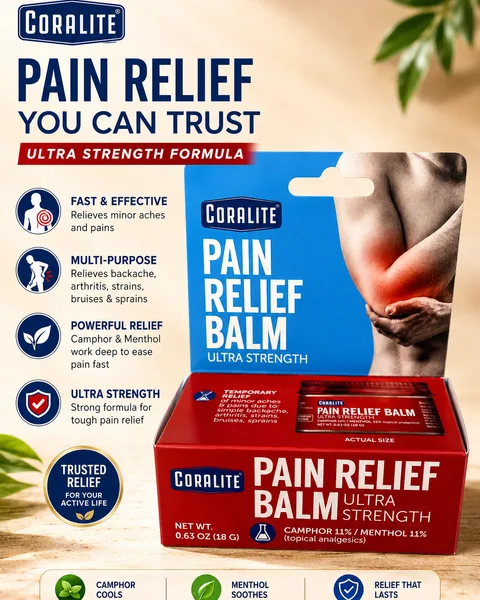 CORALITE PAIN RELIEF BALM ULTRA STRENGTH