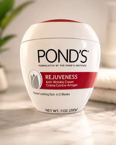 POND'S Rejuveness Anti-Wrinkle Cream - 7oz: For Combination Skin, Contains Alpha Hydroxy, Scented