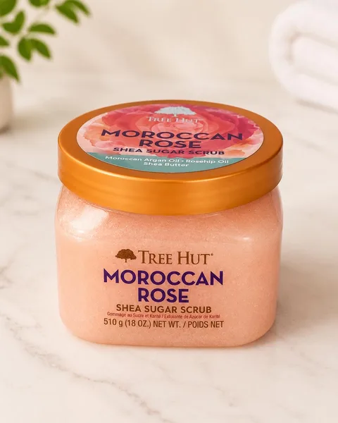 Tree hut Moroccan rose