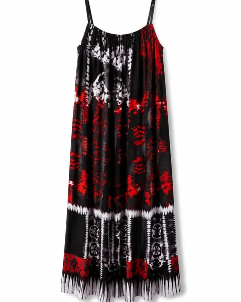 Midnight Ruby African Maxi Dress