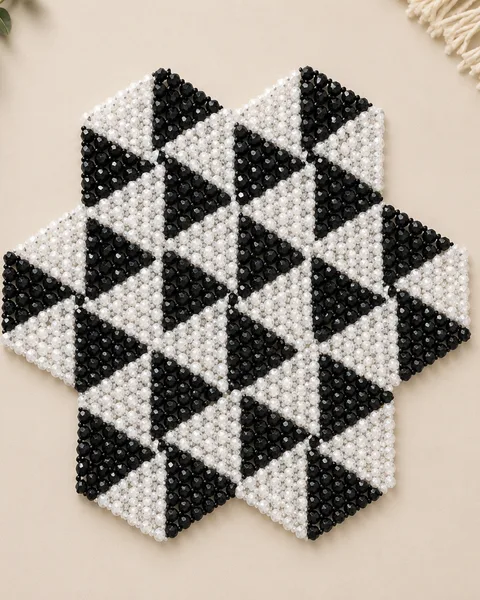 Handmade Beaded Table Mat