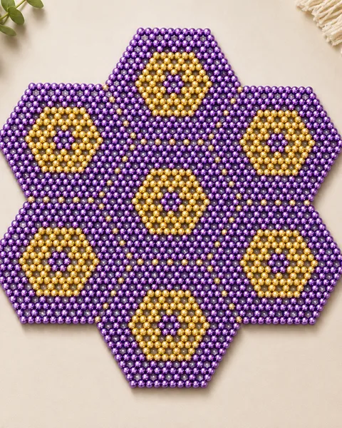 Handmade Beaded Table Mat