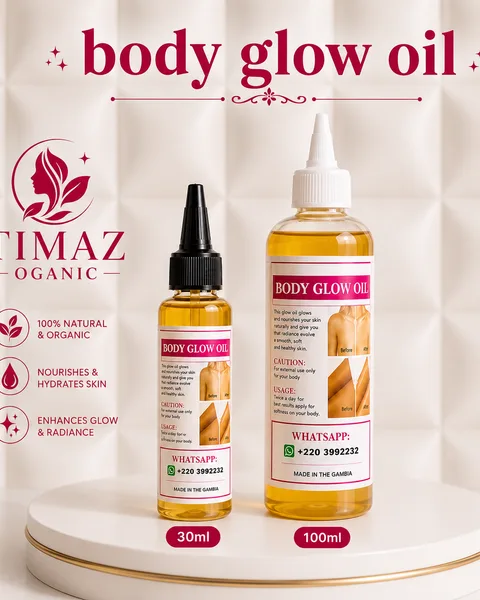 Body glow oil