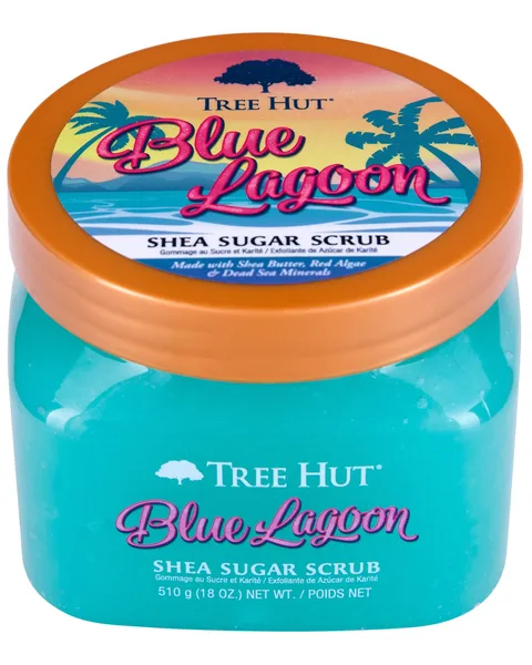 Tree hut body scrub blue lagoon