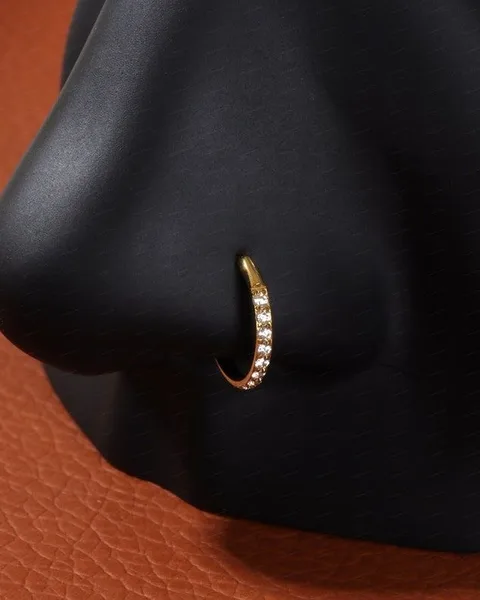 Crystal Nose Hoop