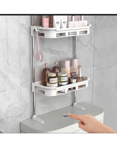 Bathroom storage rack