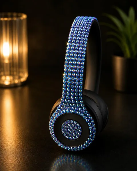 Bedazzled headphone