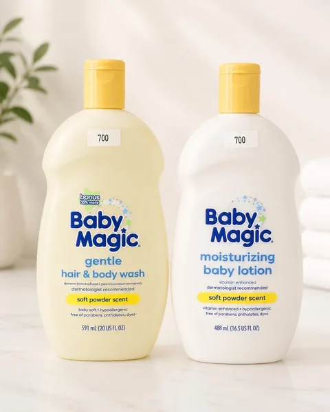 Baby magic hair/body wash + lotion