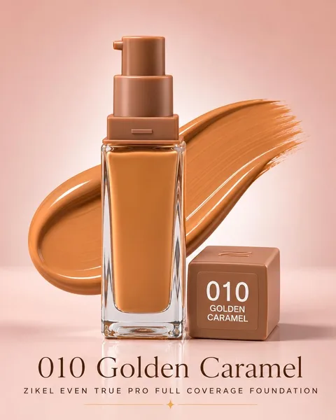 Zikel Even True Pro Full Coverage Matte Foundation