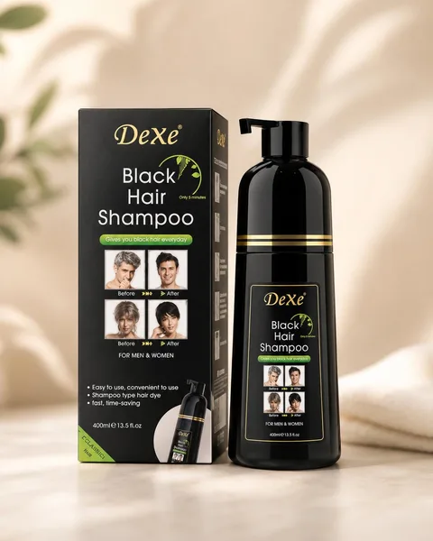 Black hair shampoo