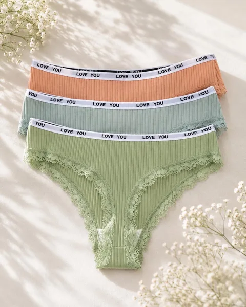 Seamless cotton panties