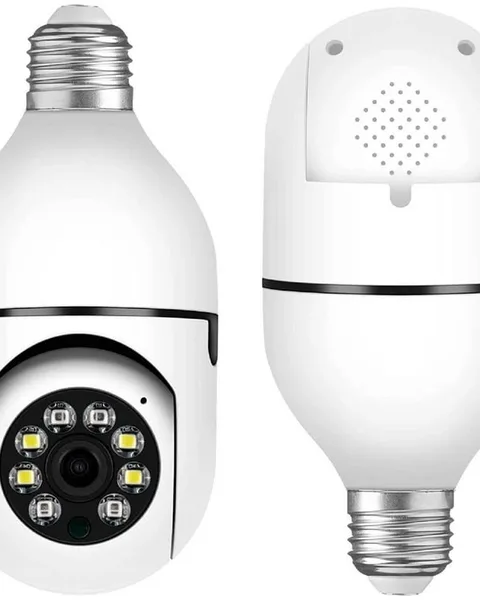 Smart bulb security camera