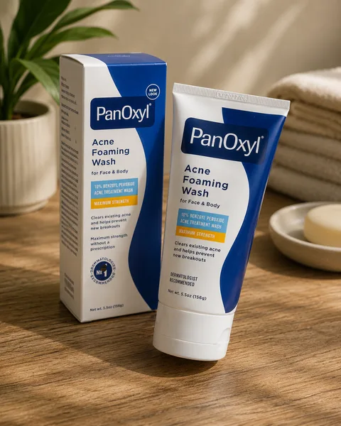 PanOxyl Acne Foaming Wash 10% Benzoyl Peroxide (156g / 5.5 oz)