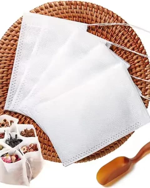 Empty tea bags